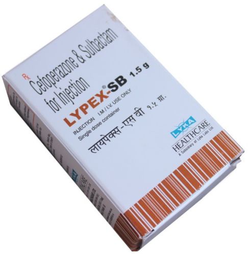 Cefoperazone & Sulbactam For Injection - Lypex Sb