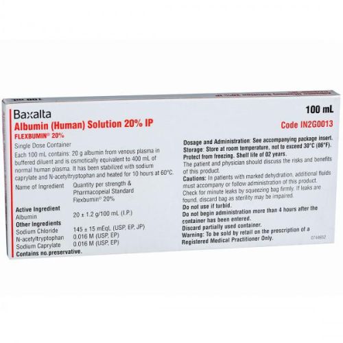 Alburel Flexbumin Human Albumin Injection For Clinical, Hospital