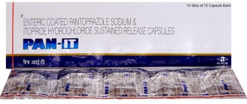 Pantoprzole Sodium + Itopride HCl Capsules