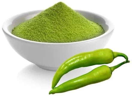 Natural Green Chili Powder For Souce, Cooking