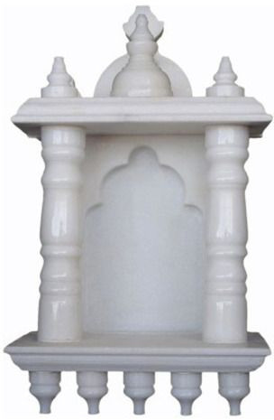 Plain / Painted Polished Marble Temple For Home, Hotel, Offices