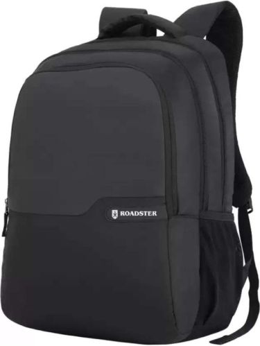 Plain Roadster Travel Backpack Bag, Color : Black
