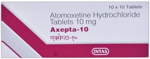 10mg Atomoxetine Hydrochloride Tablets, Grade Standard : Medicine Grade