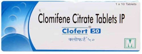 50mg Clomifene Citrate Tablets, Packaging Type : Paper Box