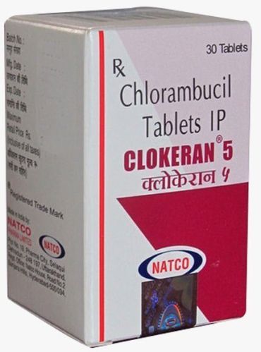 5mg Chlorambucil Tablets, Packaging Type : Paper Box