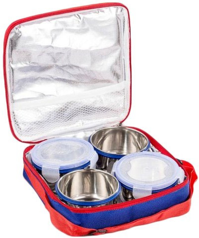 4 Container Stainless steel Lunch Box for Food Packing