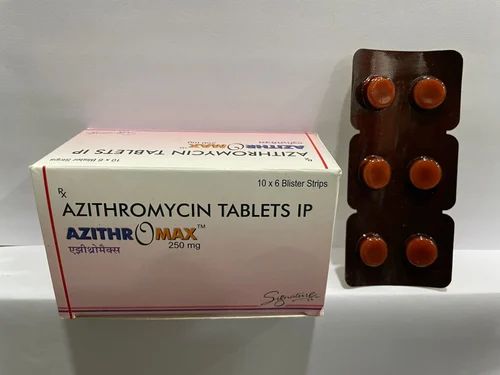 Azithromax 250mg Tablet, Packaging Type : Box