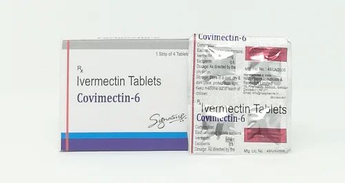 Covimectin 6mg Tablet, Packaging Type : Box