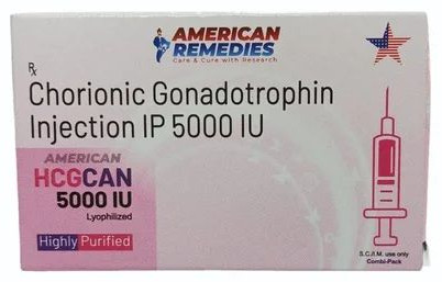 HCGCAN 5000IU Injection, Medicine Type : Alloapthic