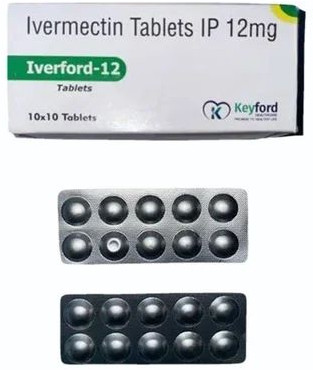 Iverford 12 Mg Tablet, Packaging Type : Box