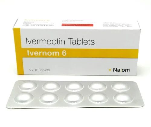 Ivernom 6mg Tablet, Packaging Type : Box