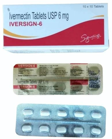 Iversign 6mg Tablet, Packaging Type : Box