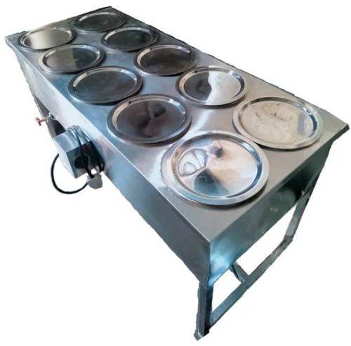 10 Round Pot Bain Marie For Canteen, Hotel, Restaurants