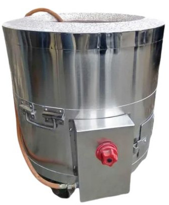 Stainless Steel Round Tandoor For Chapati Making Use