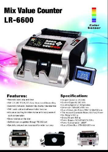 Electric Fully Automatic Banknote Counter, Color : Grey