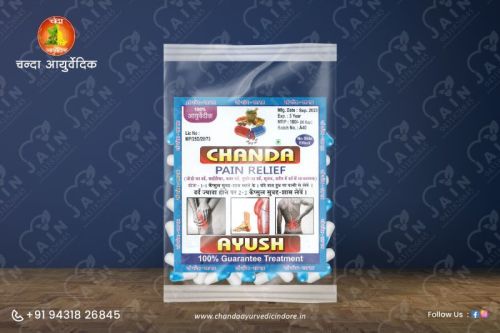 Chanda Pain Relief Capsule, Packaging Size : 30x10 Pack