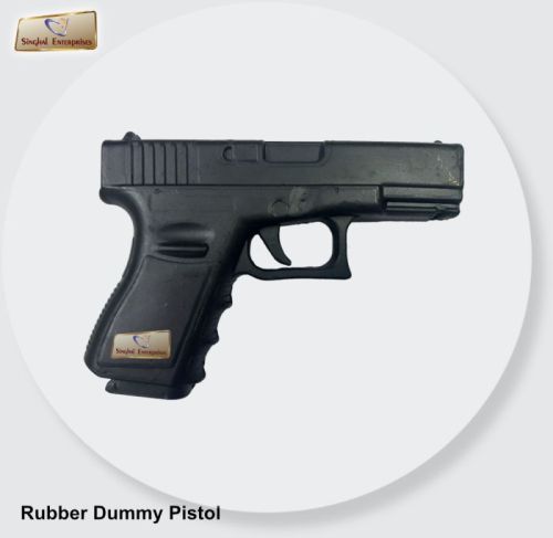 Non Polished Plain Rubber Dummy Pistol, Weight : 450 Gram Appoex