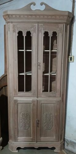 Polished Walnut Wooden Wardrobe