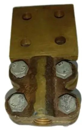 Polished Brass Substation Connector, Color : Golden