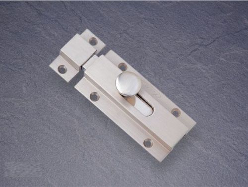 Finished MLH Brass Door Latch, Color : Silver