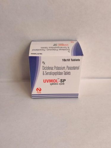 Nix Pharma Uvmol Sp Tablets, Packaging Type : Box