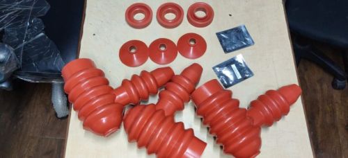 Rubber Ht Transformer Bushing Boot, Shape : Right Angle