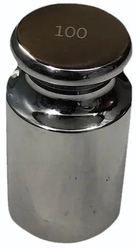 Polished 100Gm Stainless Steel Weight, Color : Silver