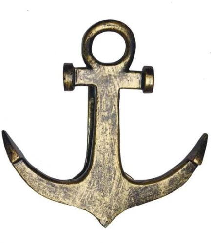 Chrome Anchor Iron Door Knocker