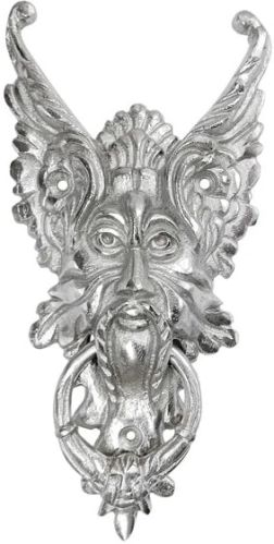 Gothic Face Antique Iron Door Knocker