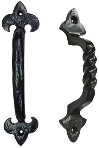 Iron Cabinet Pulls, Color : Black