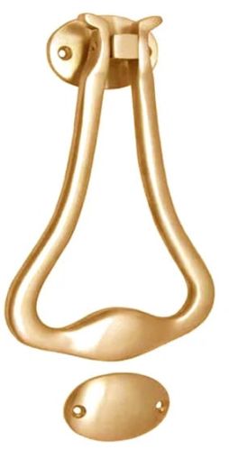 Chrome Rafe Brass Door Knocker, Color : Golden