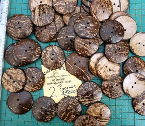 Organic Coconut Shell Buttons For Industrial