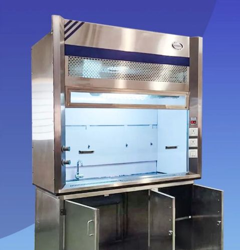 Aeromech Stainless Steel Chemical Wet Bench, Color : Silver