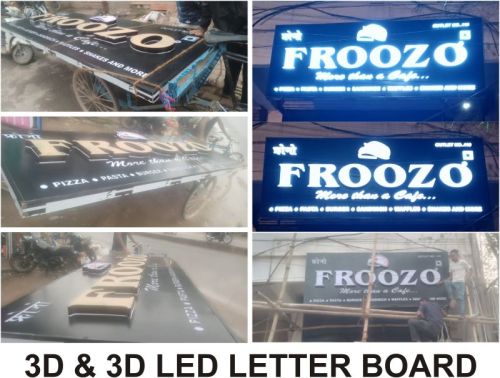 3d & 3d LED Letter Board