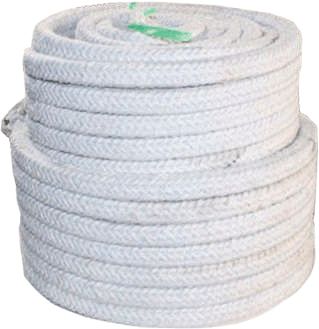 KSG Round Braided Double Twist Ceramic Fibre Rope, Color : White