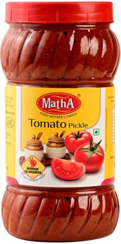 Matha 1 Kg Tomato Pickle, Packaging Size : 1Kg