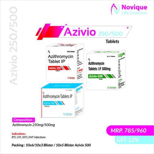 Azithromycin Tablet For Pharmaceuticals, Clinical, Hospital