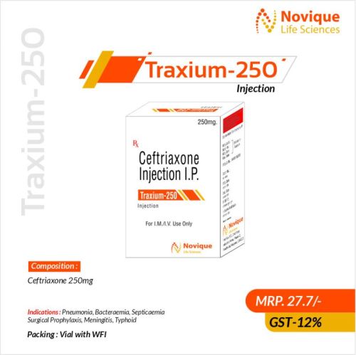 Ceftriaxone 250 Mg Injection For Pharmaceuticals, Clinical, Hospital