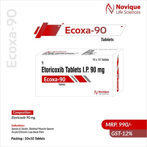 Etoricoxib 90 Mg Tablets For Clinical, Hospital