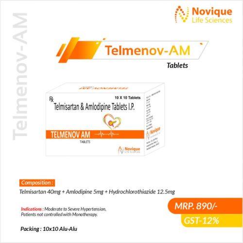 Telmisartan 40mg Amlodipine 5mg Tablet For Clinical, Hospital