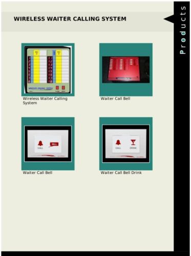 Supreme International Automatic Electric Waiter Calling System For Hotels Restaurant