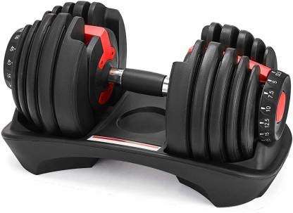 Powerflexx Total Fitness Dumbbell 2kgs to 24 Kgs