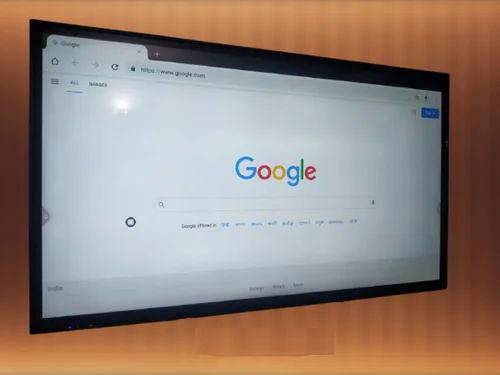 Hlb 75 Inch Interactive Flat Panel, Color : Black