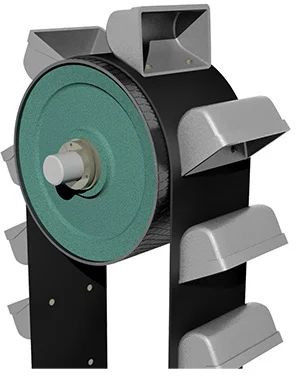 Plastic Seamless Elevator Buckets, Capacity : 20Kg Per Hour