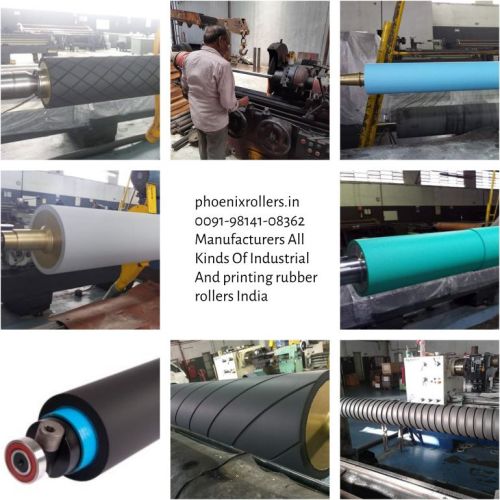Industrial Rubber Roller For Lamination, Packaging, Paper, Plastic, Printing, Sheet, Textile