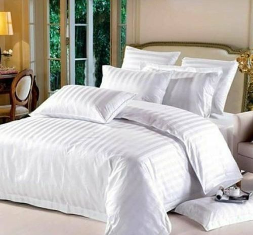Plain Cotton Hotel White Double Duvet