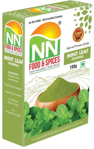 Organic Mint Leafs, Packaging Size : 100gm