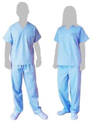 Plain Cotton Nurse OT Gown, Gender : Female, Male