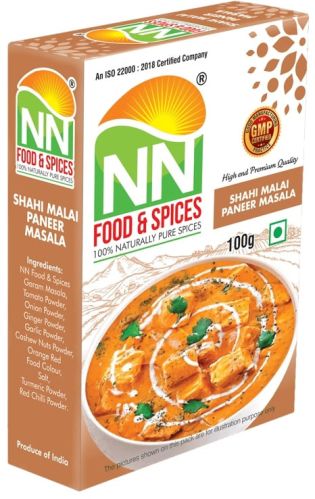 Shahi Malai Paneer Masala, Packaging Size : 100gm