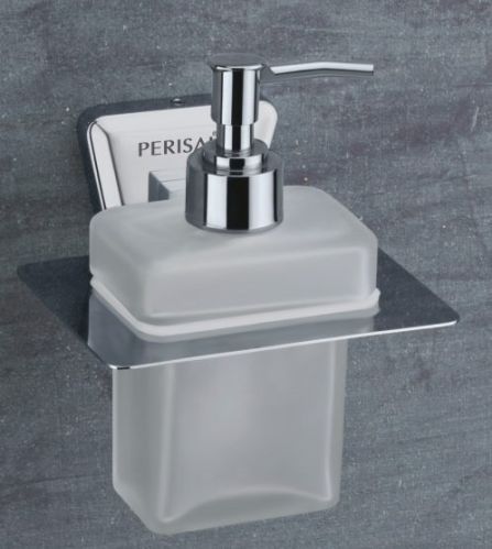Perisal Stainless Steel Groovy CP Soap Dispenser For Bathroom